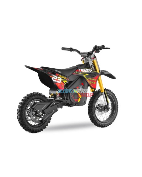 Dirt Bike Électrique Premium Tiger 1000W - Puissance et Sécurité