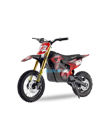 Dirt Bike Électrique Premium Tiger 1000W - Puissance et Sécurité