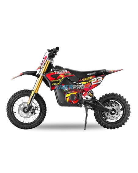 Dirt Bike Électrique Premium Tiger 1000W - Puissance et Sécurité
