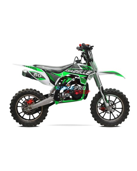 Moto Cross 49cc Gazelle CR DLX 10&quot; Premium pour Enfants