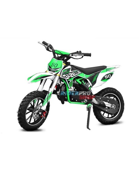 Moto Cross 49cc Gazelle CR DLX 10&quot; Premium pour Enfants