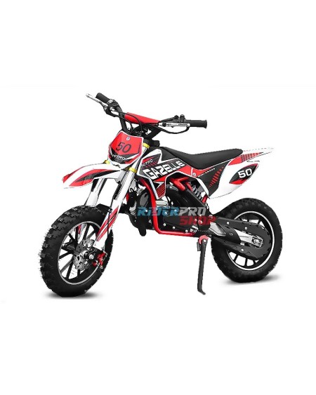 Moto de cross 49cc Gazelle CR DLX 10" Premium para Crianças