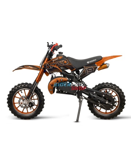 Apollo Fun 49cc Pocket Bike Cross Premium pour Jeunes Pilotes