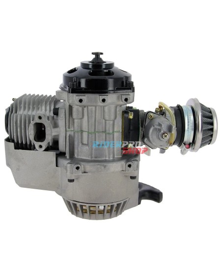 Moteur d'Origine Complet 49cc mit Schwarzer Kupplungsglocke für Pocket Quads