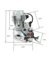 Motor pre dirt bike Lifan 250cc 167FMM