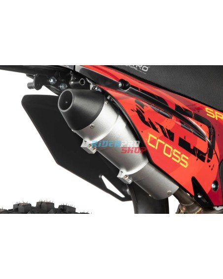 Scarico sportivo Moto Cross 250cc Tornado BRX V3