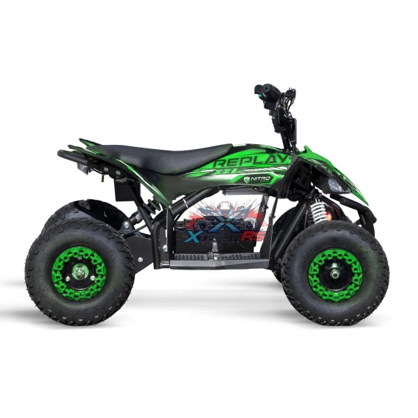 **🔥 Mini Quad Eléctrico Replay DLX 6" 1500W - ¡Potencia Brushless en XtremRS!** 🚀 32 km/h, Batería 48V, Frenos Hidráulicos