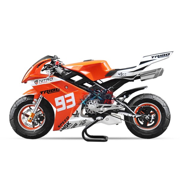 Pocket bike 49cc copii 40 km/h de la 6 ani Tribo