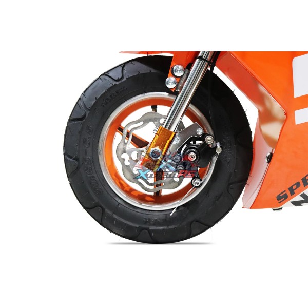 Pocket bike 49cc infantil 40 km/h a partir dos 6 anos Tribo