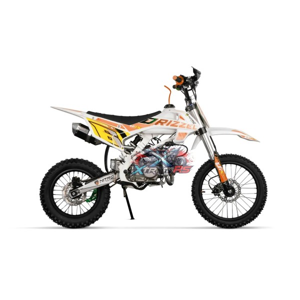 **Kinder-Dirtbike 125ccm Drizzel URX 🏍️ – XtremRS – Thermisch & Sicher**