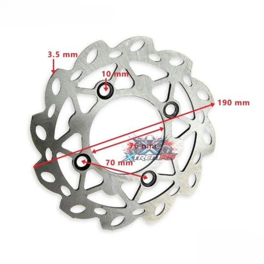 disque de frein pour dirt bike.