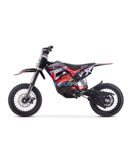 Prémiový elektrický motocykel Tiger VX DLX 12" pre teenagerov - Bezpečnosť a zábava