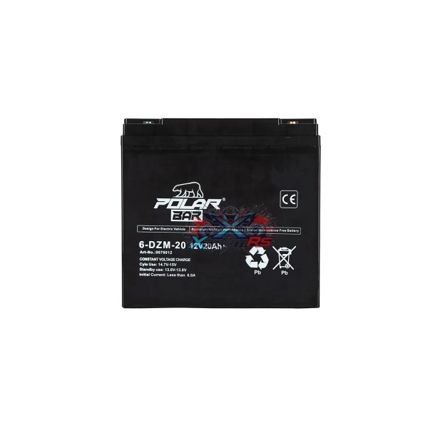 Μπαταρία Λιθίου Polar Bear 12V 20Ah για Buggy & Quad
