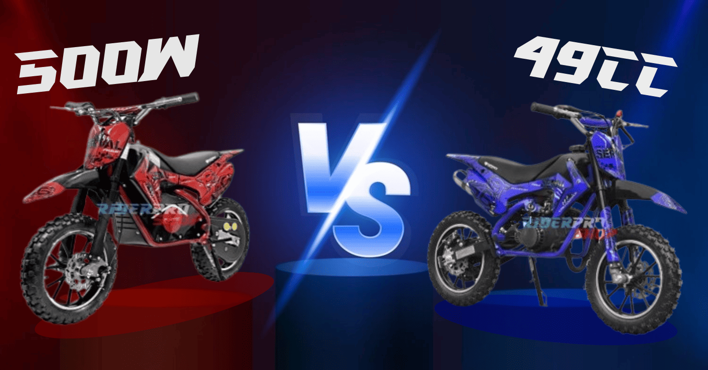 Comparaison : Moto Cross Électrique vs Thermique – Serval PRM 500W vs 49cc 2 Temps
